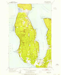 Freeland 1953 topographic map preview