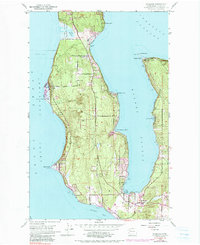 Freeland 1953 topographic map thumbnail