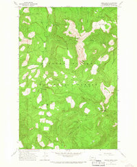 French Butte 1965 topographic map thumbnail