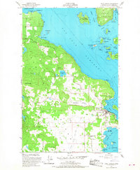 Friday Harbor 1954 topographic map thumbnail