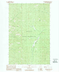 Friedlander Meadows 1989 topographic map thumbnail