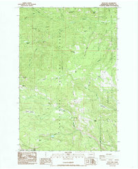 Frost Mtn 1985 topographic map thumbnail