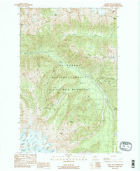 Gamma Peak 1988 topographic map thumbnail