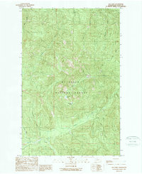 Gee Point 1989 topographic map thumbnail