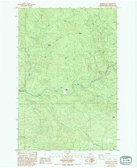 Georges Peak 1985 topographic map thumbnail