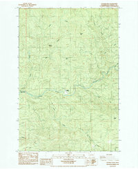 Georges Peak 1985 topographic map thumbnail