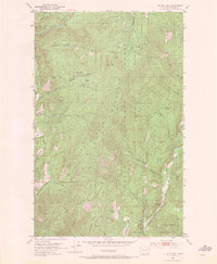 Gillette Mtn 1952 topographic map thumbnail