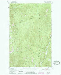 Gillette Mtn 1952 topographic map thumbnail