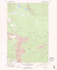 Glaciate Butte 1970 topographic map thumbnail