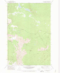 Glaciate Butte 1970 topographic map thumbnail