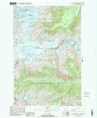Glacier Peak East 1988 topographic map thumbnail