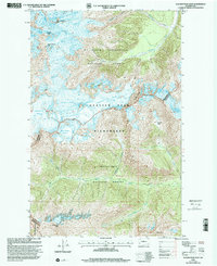Glacier Peak East 1999 topographic map thumbnail