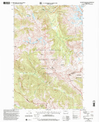 Glacier Peak West 1999 topographic map thumbnail