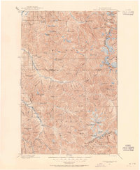 Glacier Peak 1899 topographic map thumbnail
