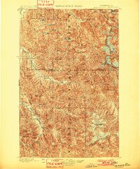 Glacier Peak 1901 topographic map thumbnail