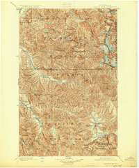 Glacier Peak 1901 topographic map thumbnail