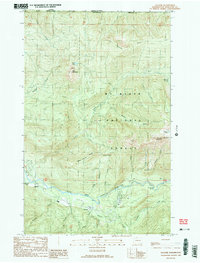 Glacier 1989 topographic map thumbnail