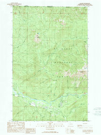 Glacier 1989 topographic map thumbnail