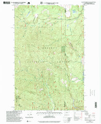 Gleason Mountain 1996 topographic map thumbnail