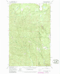 Gleason Mtn 1967 topographic map thumbnail
