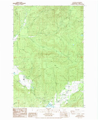 Glenoma 1987 topographic map thumbnail