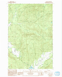 Glenoma 1987 topographic map thumbnail