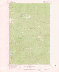 Goddards Peak 1964 topographic map thumbnail