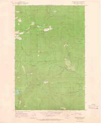 Goddards Peak 1964 topographic map thumbnail