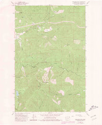 Goddards Peak 1964 topographic map thumbnail