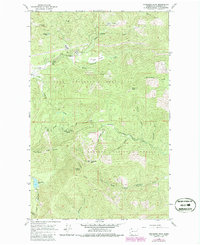 Goddards Peak 1964 topographic map thumbnail
