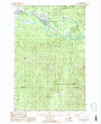 Gold Bar 1989 topographic map thumbnail