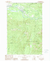 Gold Bar 1989 topographic map thumbnail