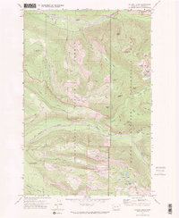 Golden Lakes 1971 topographic map thumbnail