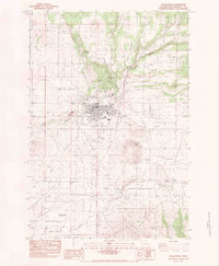 Goldendale 1983 topographic map thumbnail