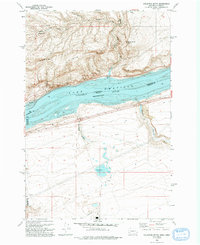 Golgotha Butte 1993 topographic map thumbnail