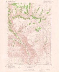 Goodnoe Hills 1965 topographic map thumbnail