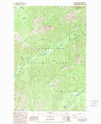Goose Prairie 1988 topographic map thumbnail