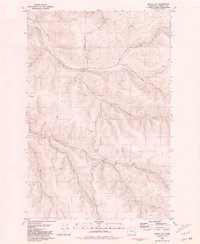 Gould City 1981 topographic map thumbnail
