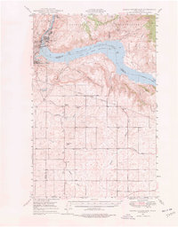 Grand Coulee Dam 1948 topographic map thumbnail