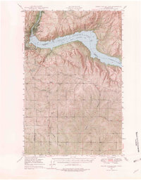 Grand Coulee Dam 1948 topographic map thumbnail
