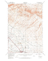 Grandview 1950 topographic map preview