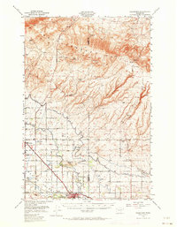 Grandview 1950 topographic map thumbnail