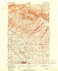 Grandview 1951 topographic map preview