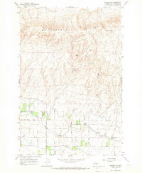 Granger NE 1964 topographic map thumbnail