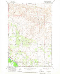 Granger NW 1965 topographic map thumbnail