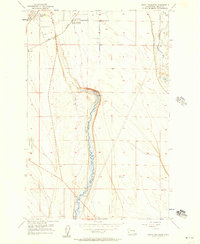 Grant Orchards 1956 topographic map thumbnail