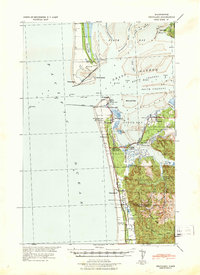 Grayland 1941 topographic map preview