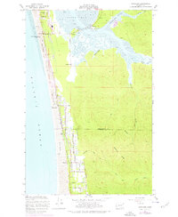 Grayland 1956 topographic map thumbnail