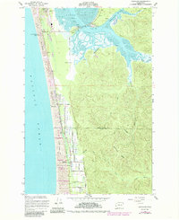 Grayland 1956 topographic map preview