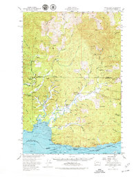Grays River 1955 topographic map thumbnail
